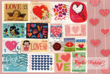 World Love Stamps Postcard