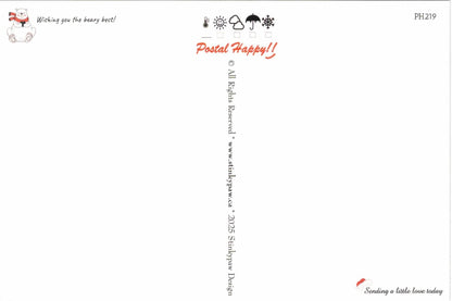 Beary Christmas Postcard