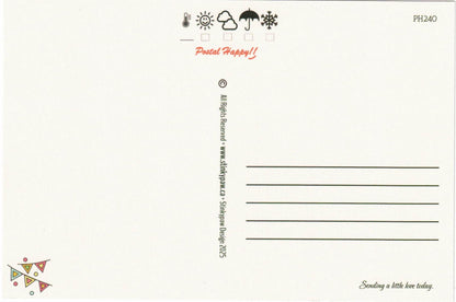 Birthday Stamps Postcard