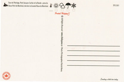 Montréal at Night Postcard