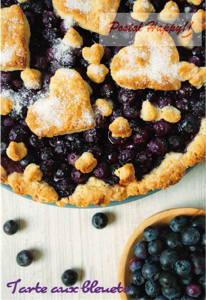 "Tarte aux bleuets" Postcard