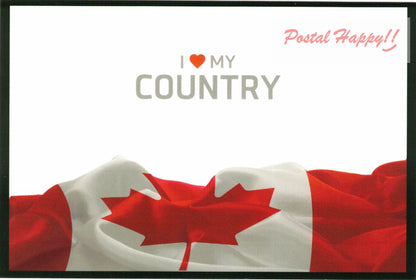 Love My Country Postcard