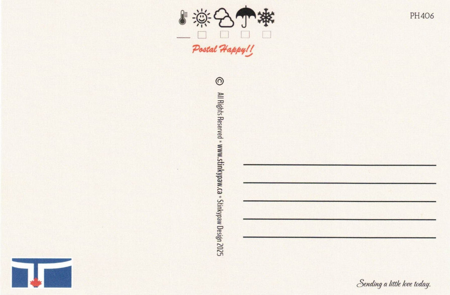 Toronto Skyline Postcard