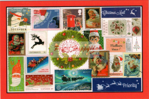 Starry winter night / Landscapes / Postcards / Postallove